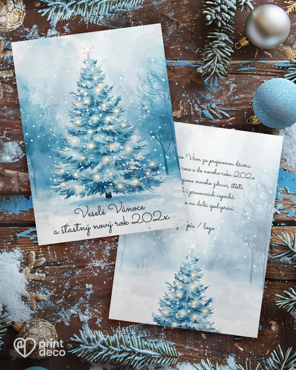 Vánoční přání Zimní harmonie