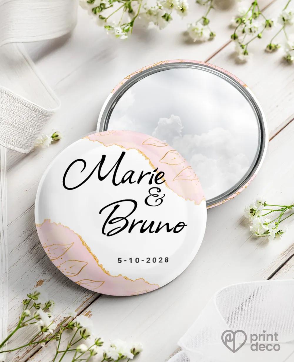 Kovová svatební zrcátka - Abstrakt II.