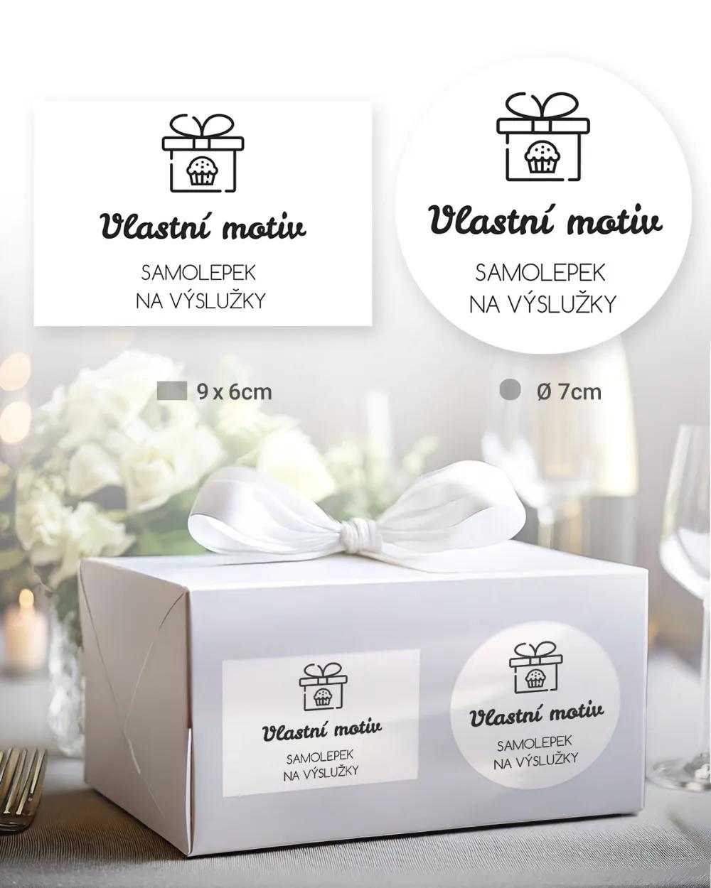 Samolepky na výslužky – Vlastní motiv