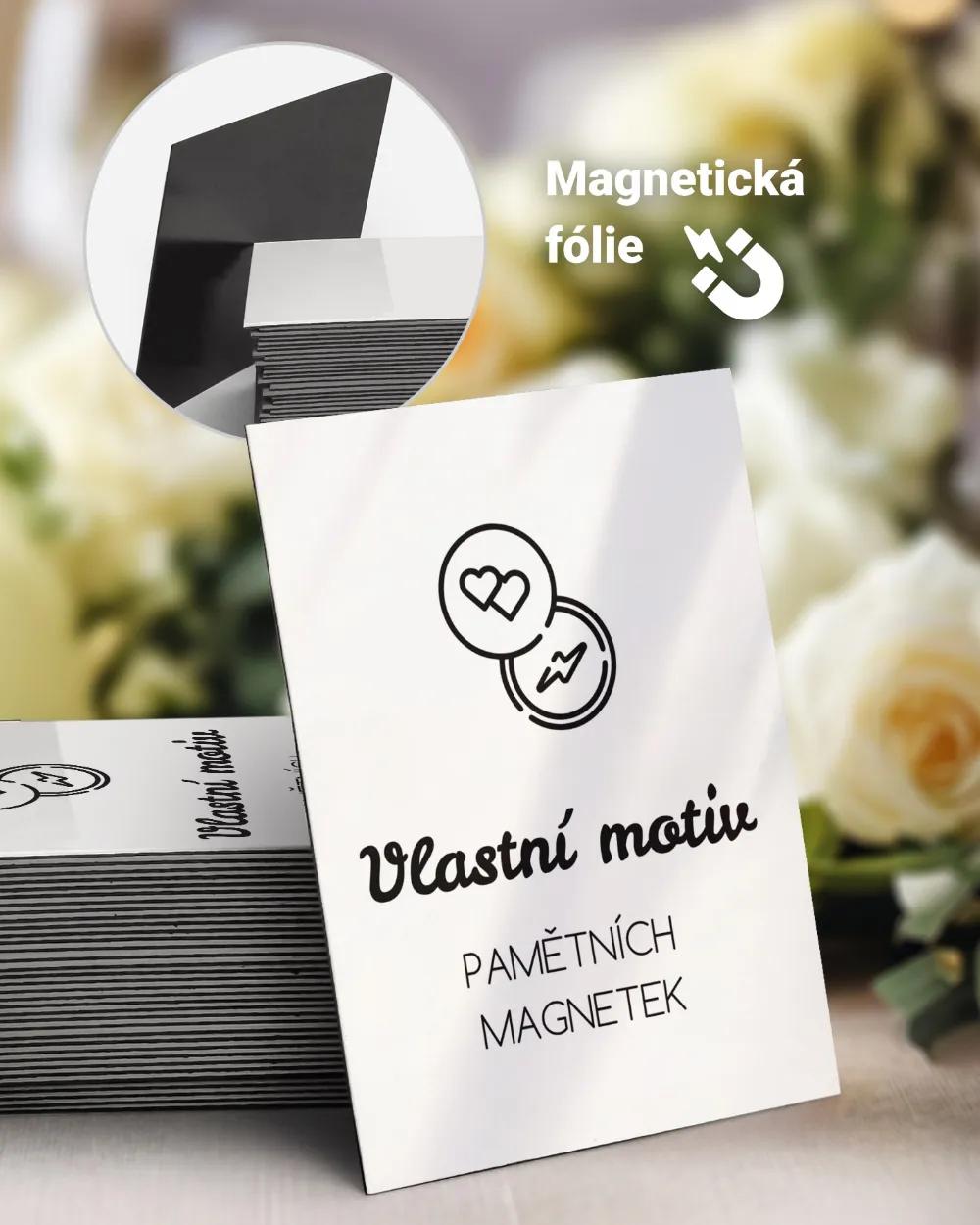 Magnetky na magnetické fólii – Vlastní návrh
