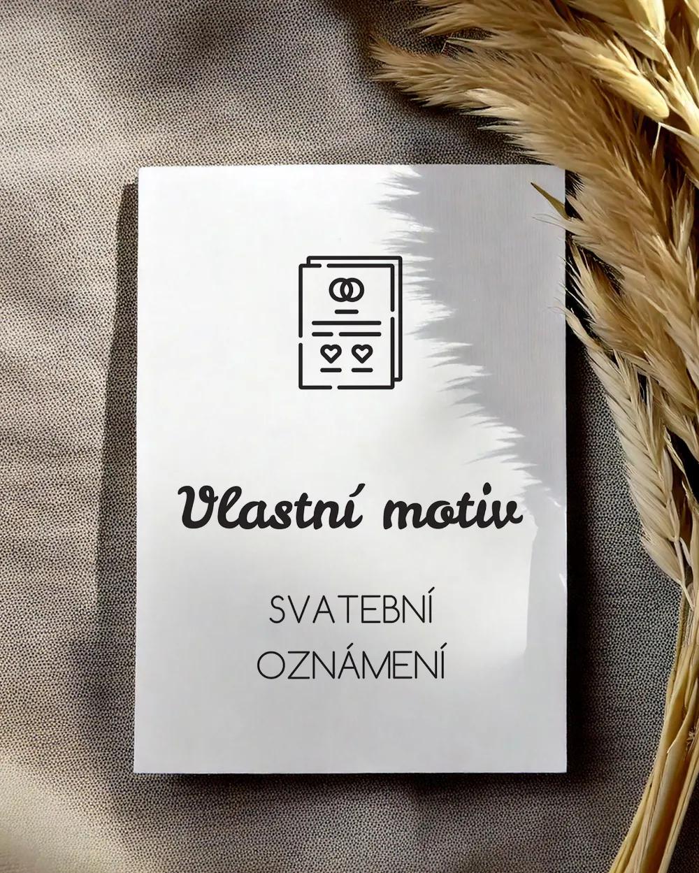 Svatební oznámení – Vlastní návrh