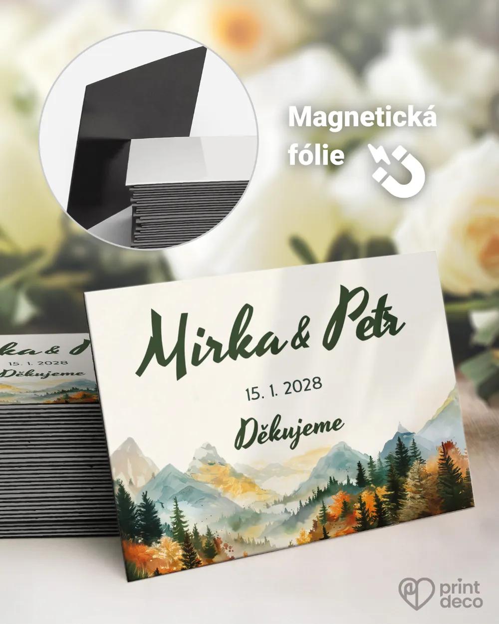 Svatební magnetky – Podzimní romance