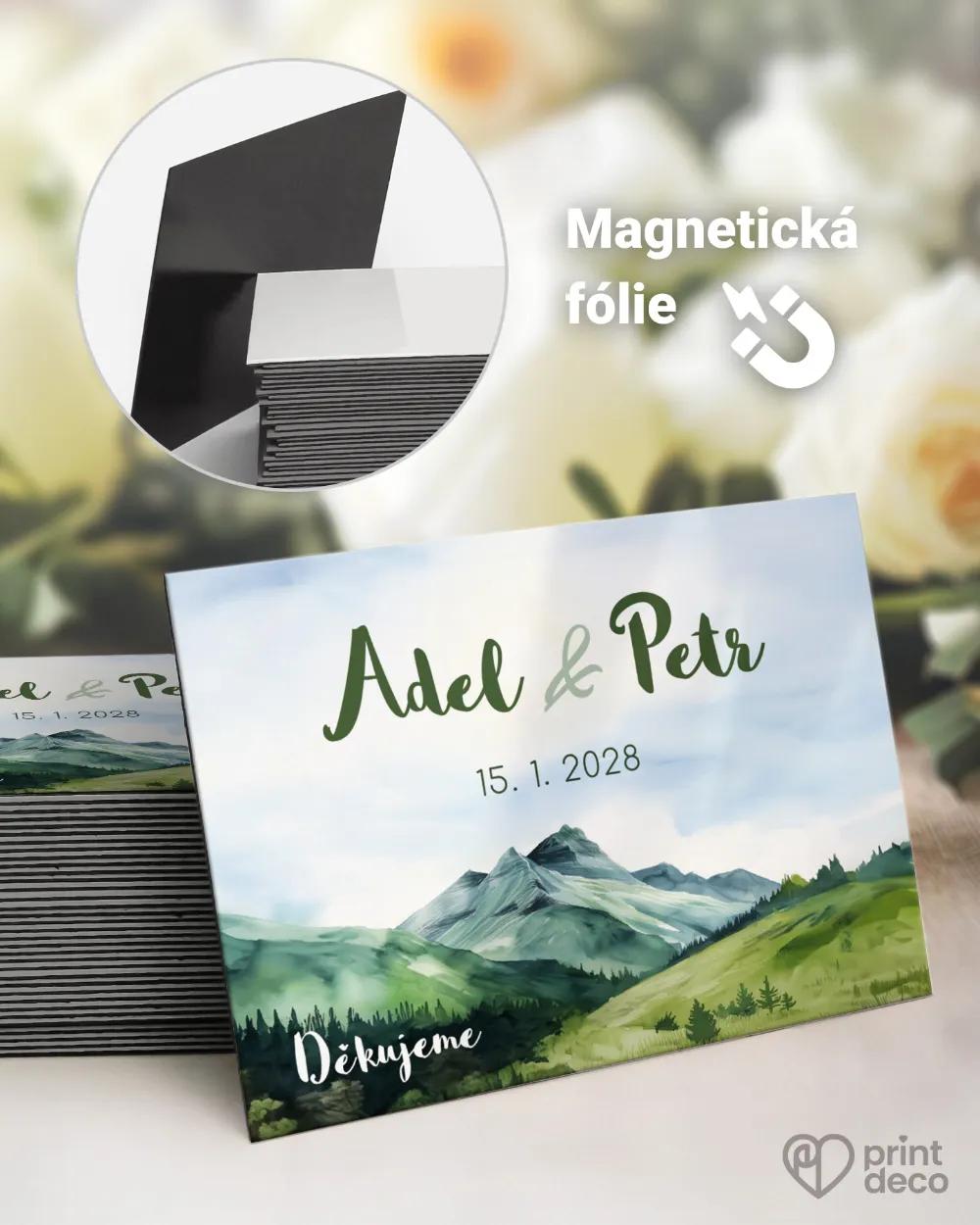 Svatební magnetky – Láska z hor III.