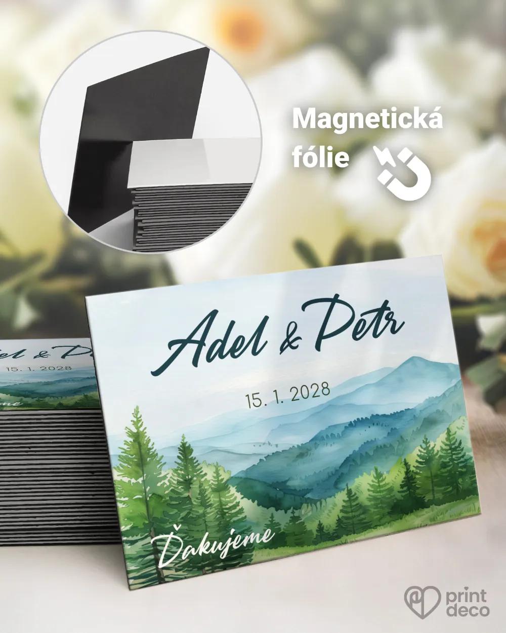 Svatební magnetky – Láska z hor IV.