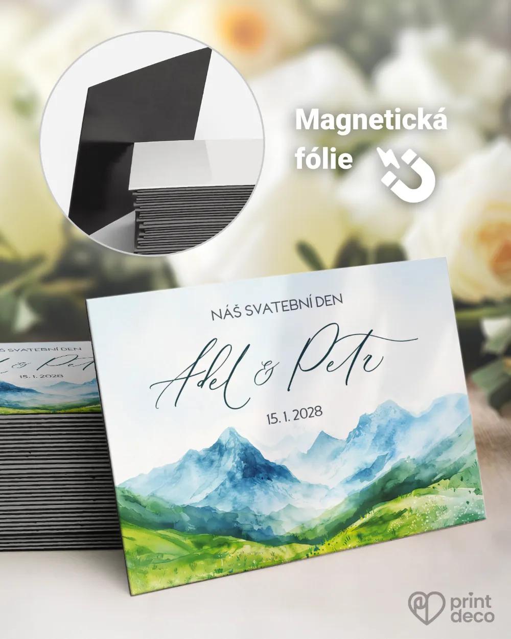 Svatební magnetky – Láska z hor V.