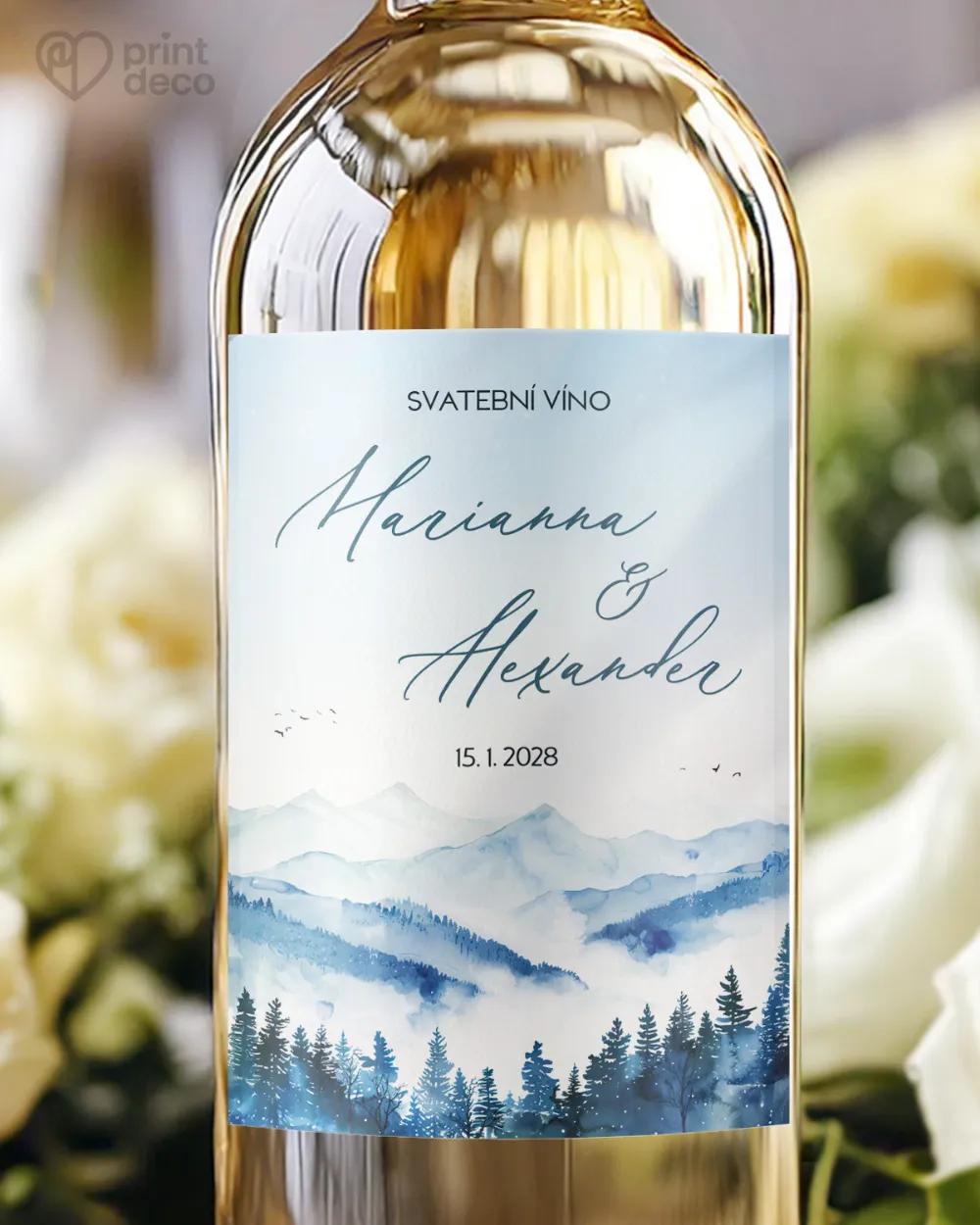 Svatební etikety Zimní objetí