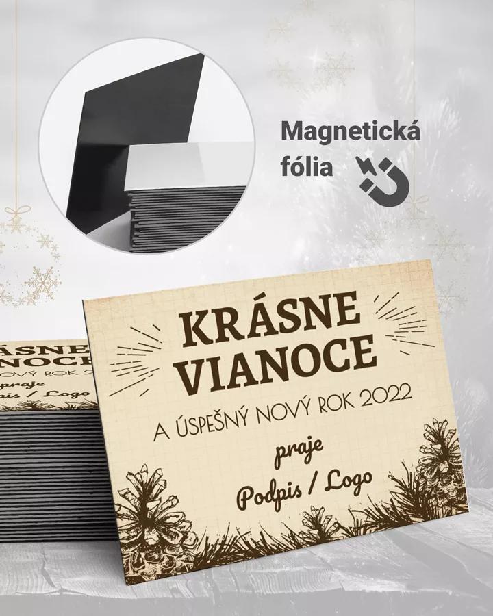 Personalizované vánoční magnetky – motiv 06