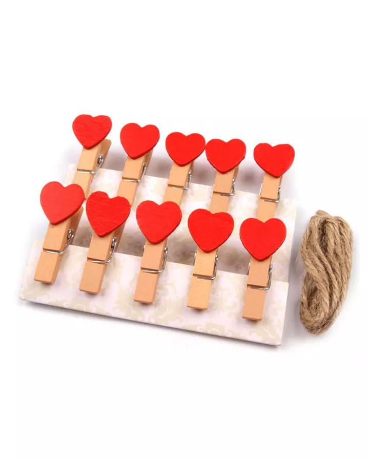 Kolíček se srdíčkem (12ks)