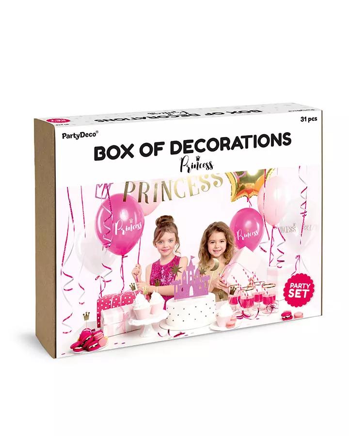 Sada party dekorací na oslavu – princezny (31 ks)