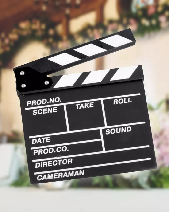 Filmová klapka 20×20 cm