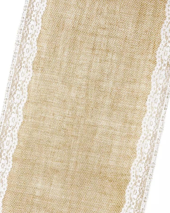 Jutový běhoun s krajkou 28x2,75, vzor 3 (po okrajích)