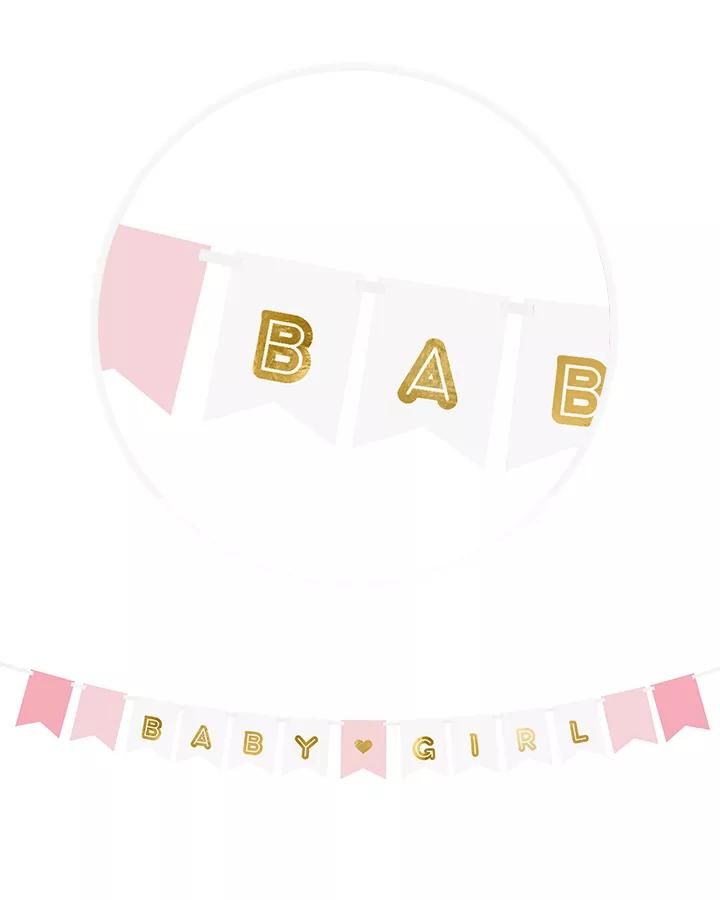 Barevná girlanda s vlajkami, rozměr 15 × 175 cm, vzor 10