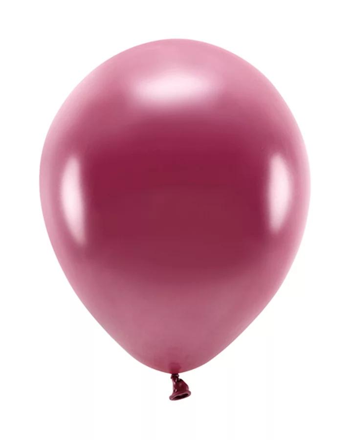 Párty balóny – metalické kaštanově bordó (10ks)