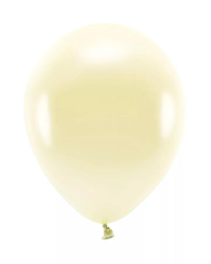 Párty balóny – metalické krémové (10ks)