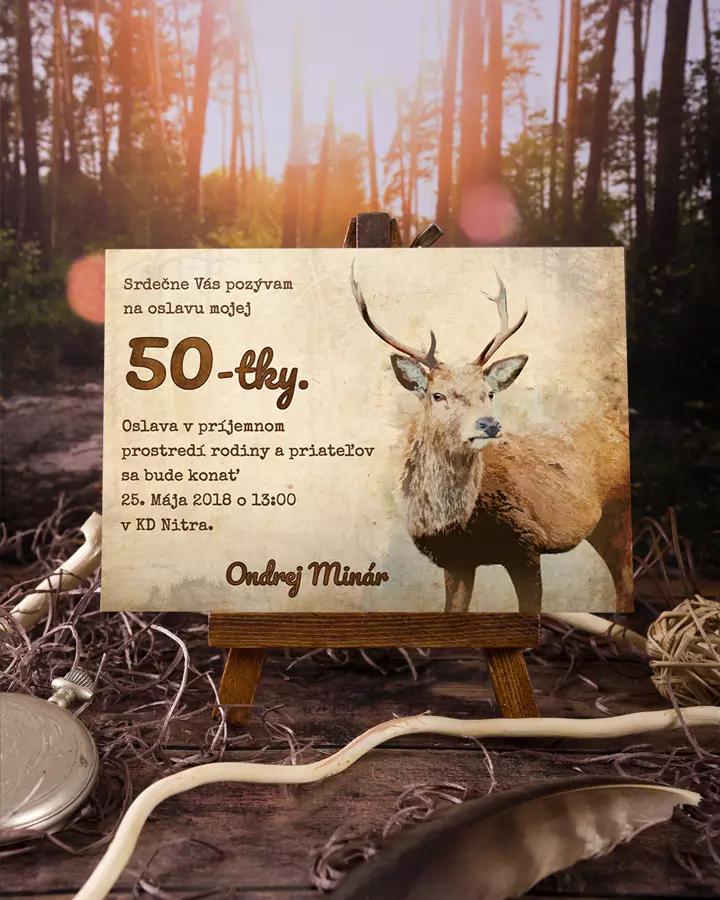 Pozvánka na narozeniny – Myslivec