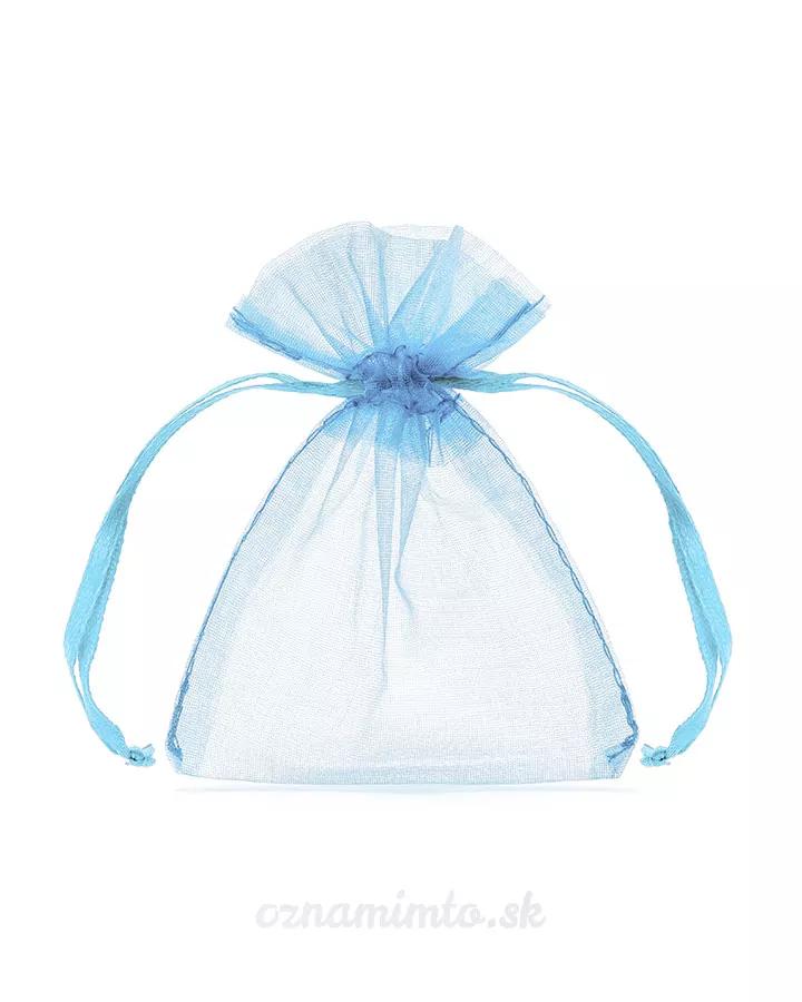 Organza sáček – světle modrý 7,5x10 cm