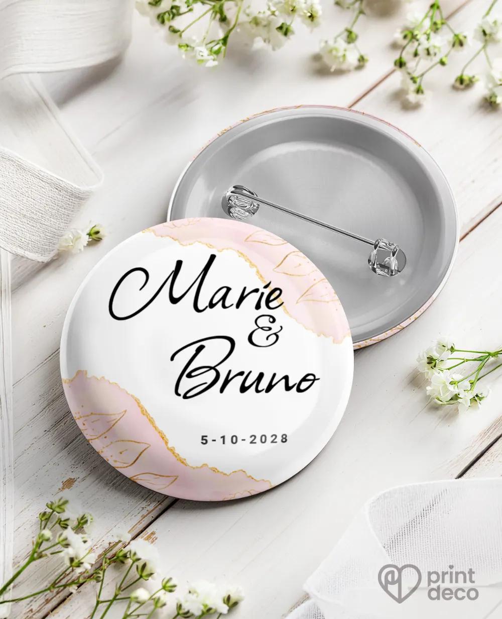 Kovové svatební odznaky - Abstrakt II.