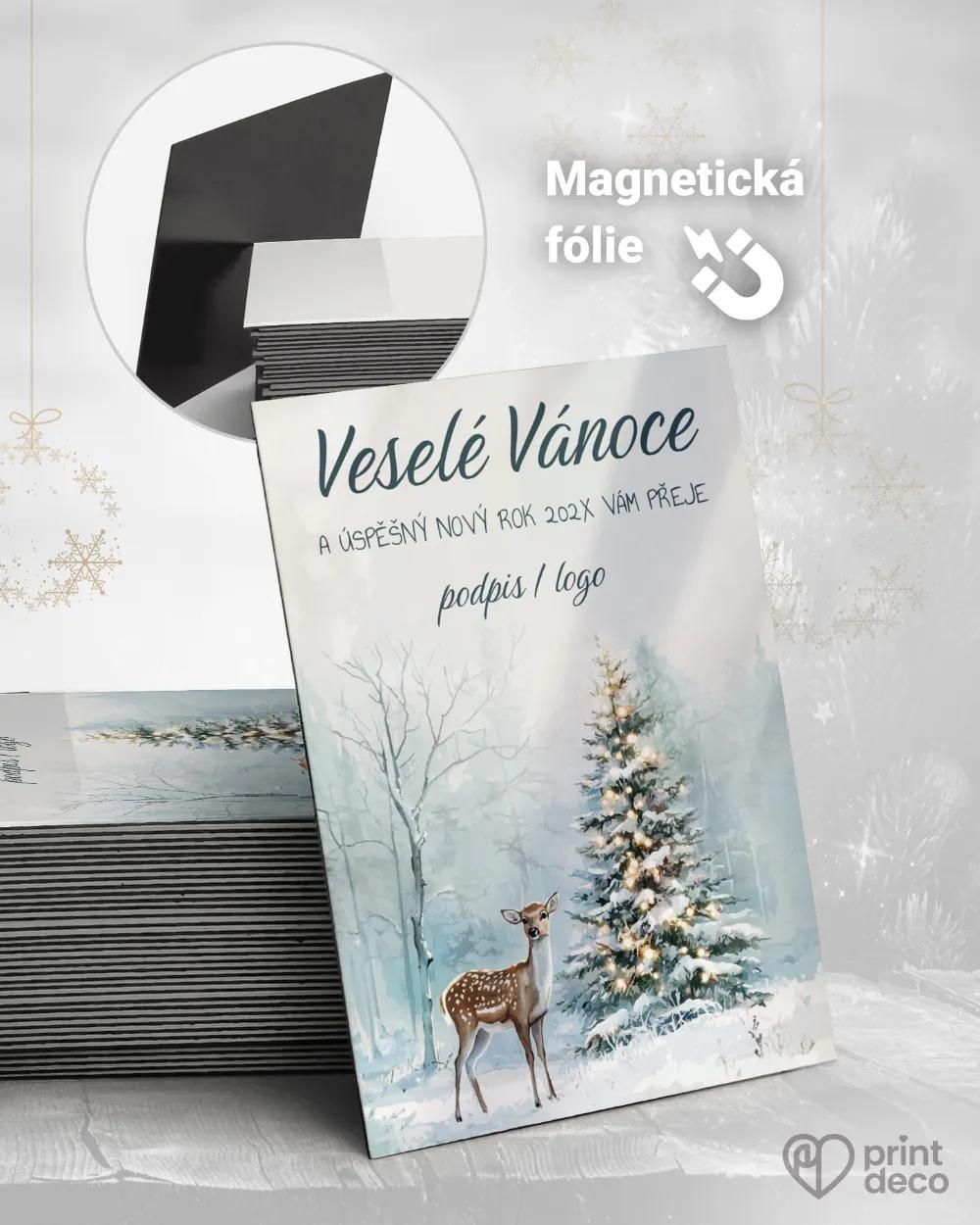 Personalizované vánoční magnetky – motiv 49