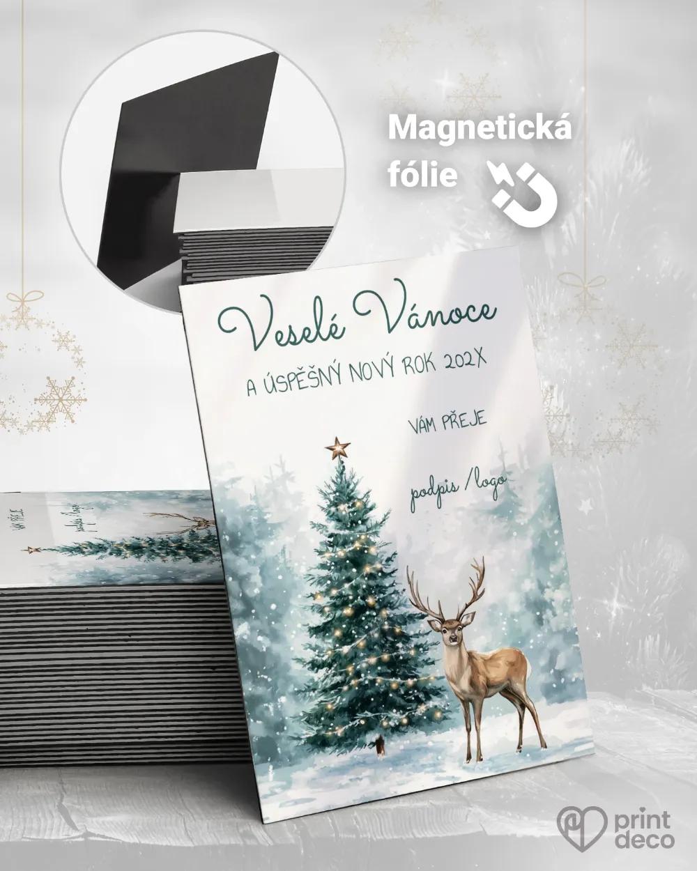 Personalizované vánoční magnetky – motiv 50