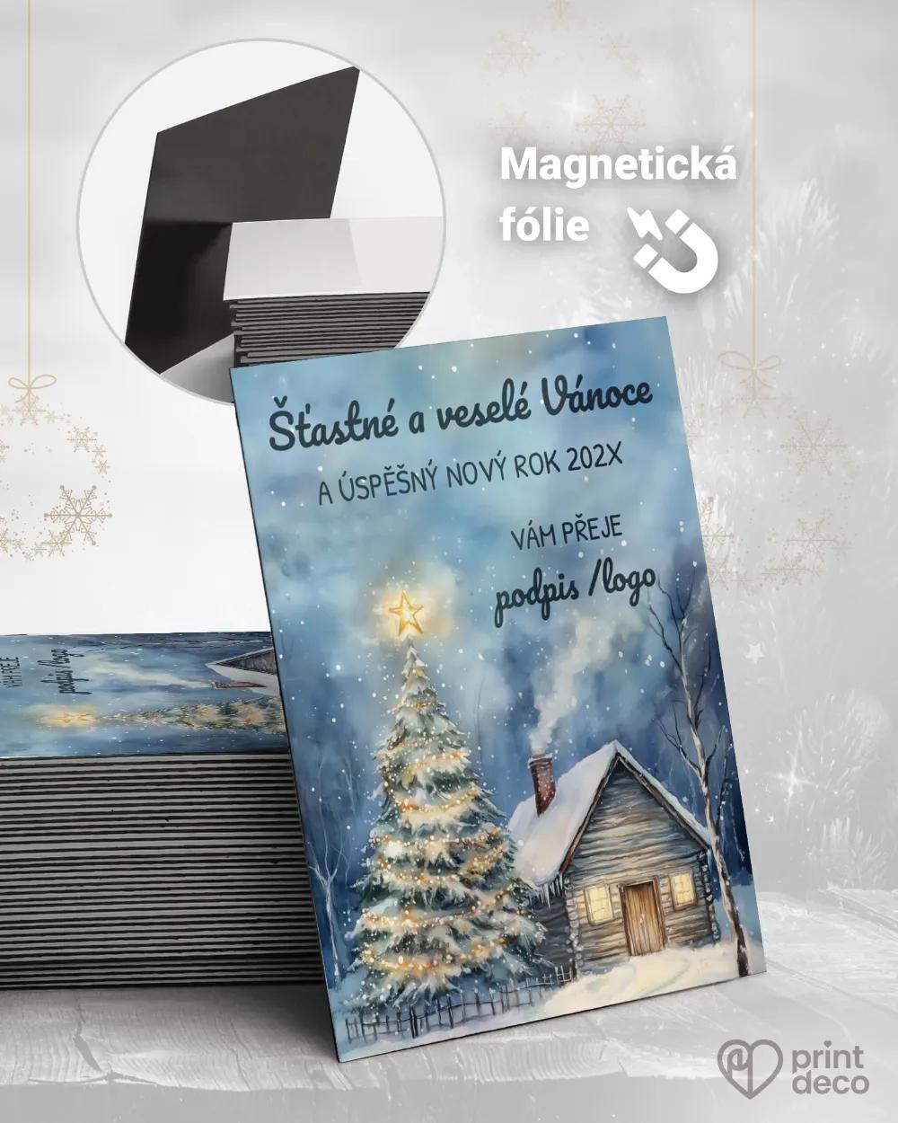 Personalizované vánoční magnetky – motiv 54