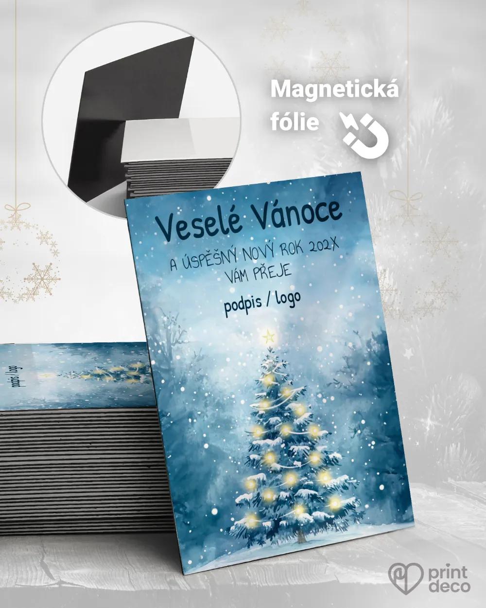 Personalizované vánoční magnetky – motiv 56