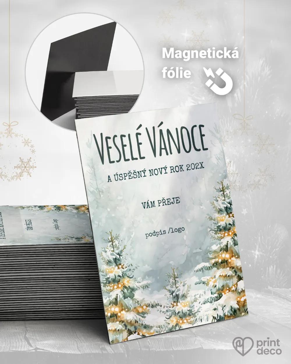 Personalizované vánoční magnetky – motiv 58 B