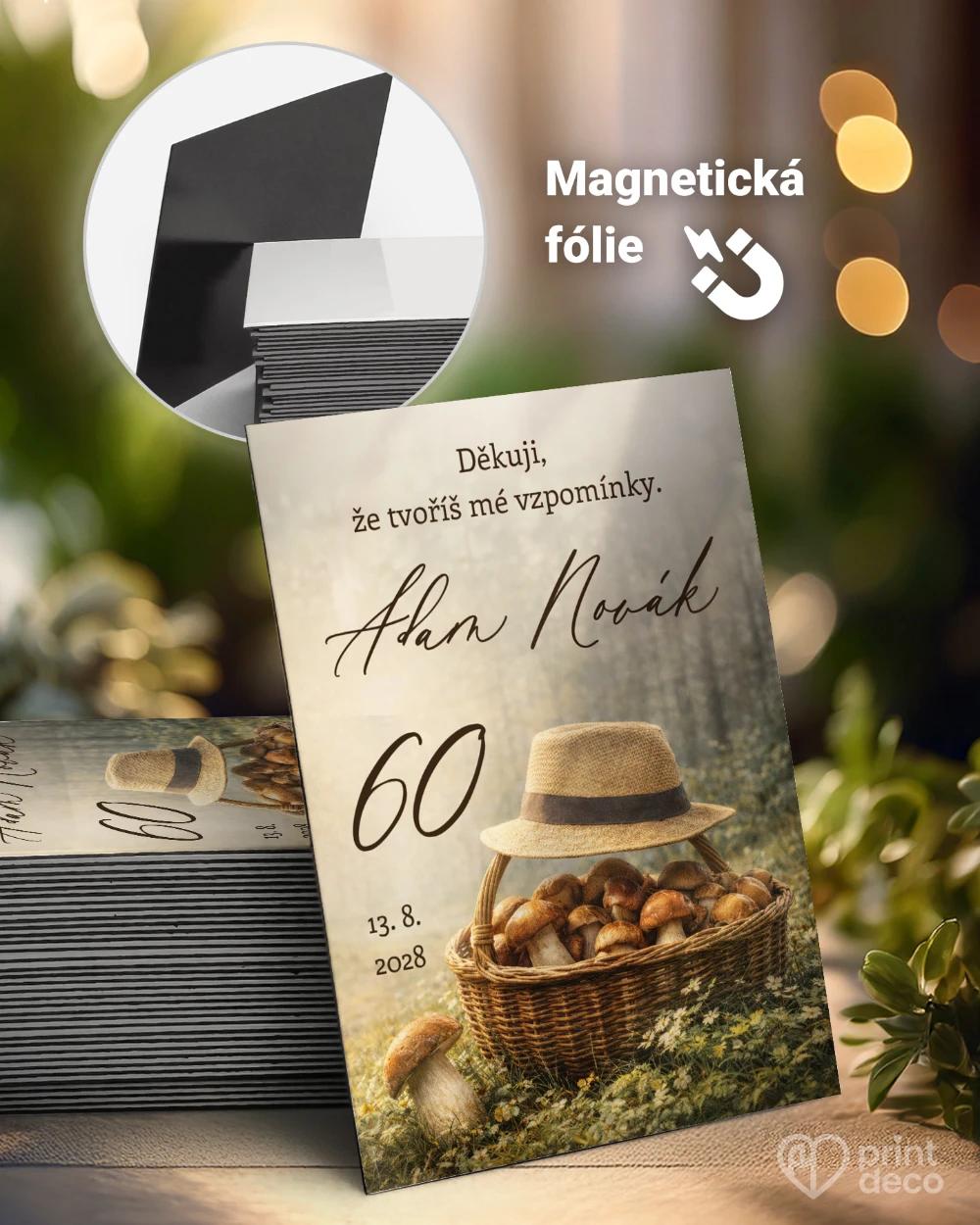 Památeční magnetky z oslavy pro houbaře 03 0/1