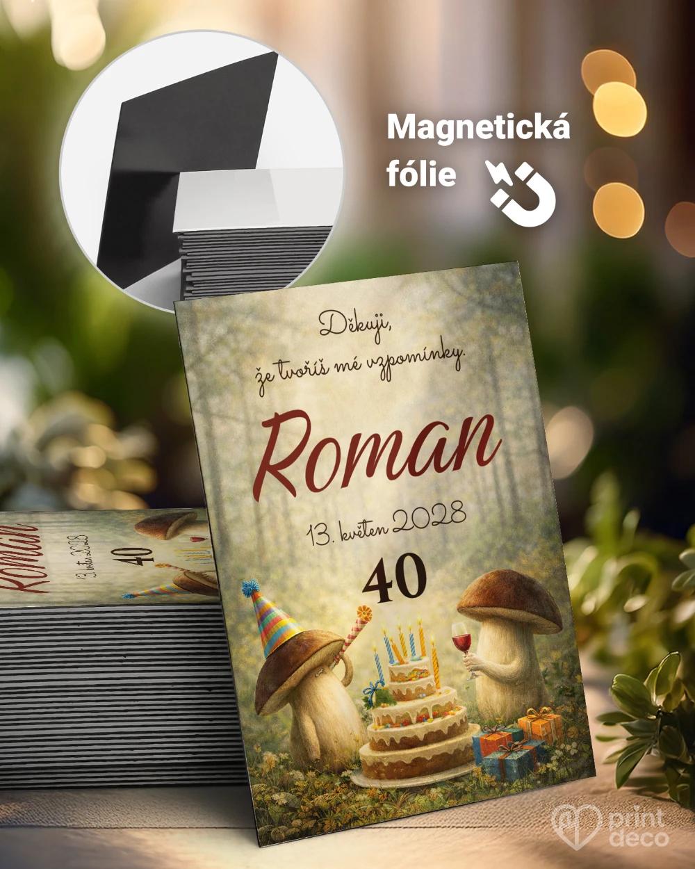 Památeční magnetky z oslavy pro houbaře 05 0/1