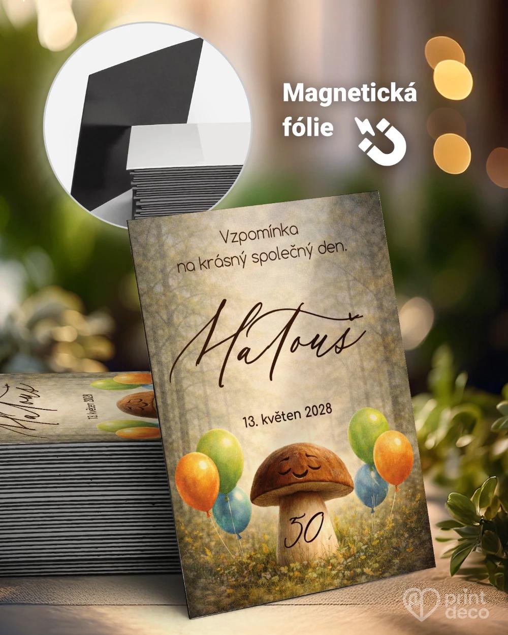 Památeční magnetky z oslavy pro houbaře 06 0/1