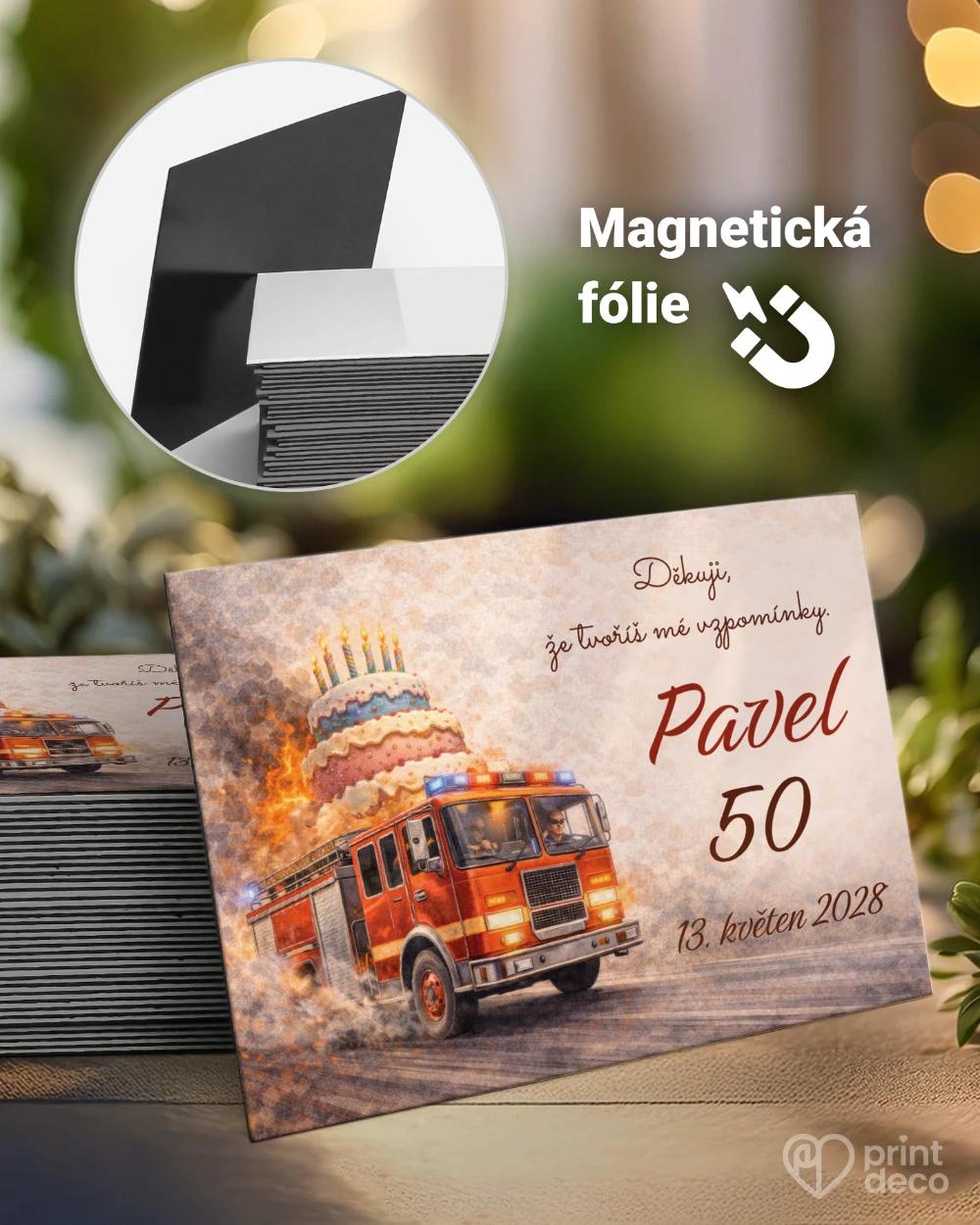 Památeční magnetky z oslavy pro hasiče 03 0/1