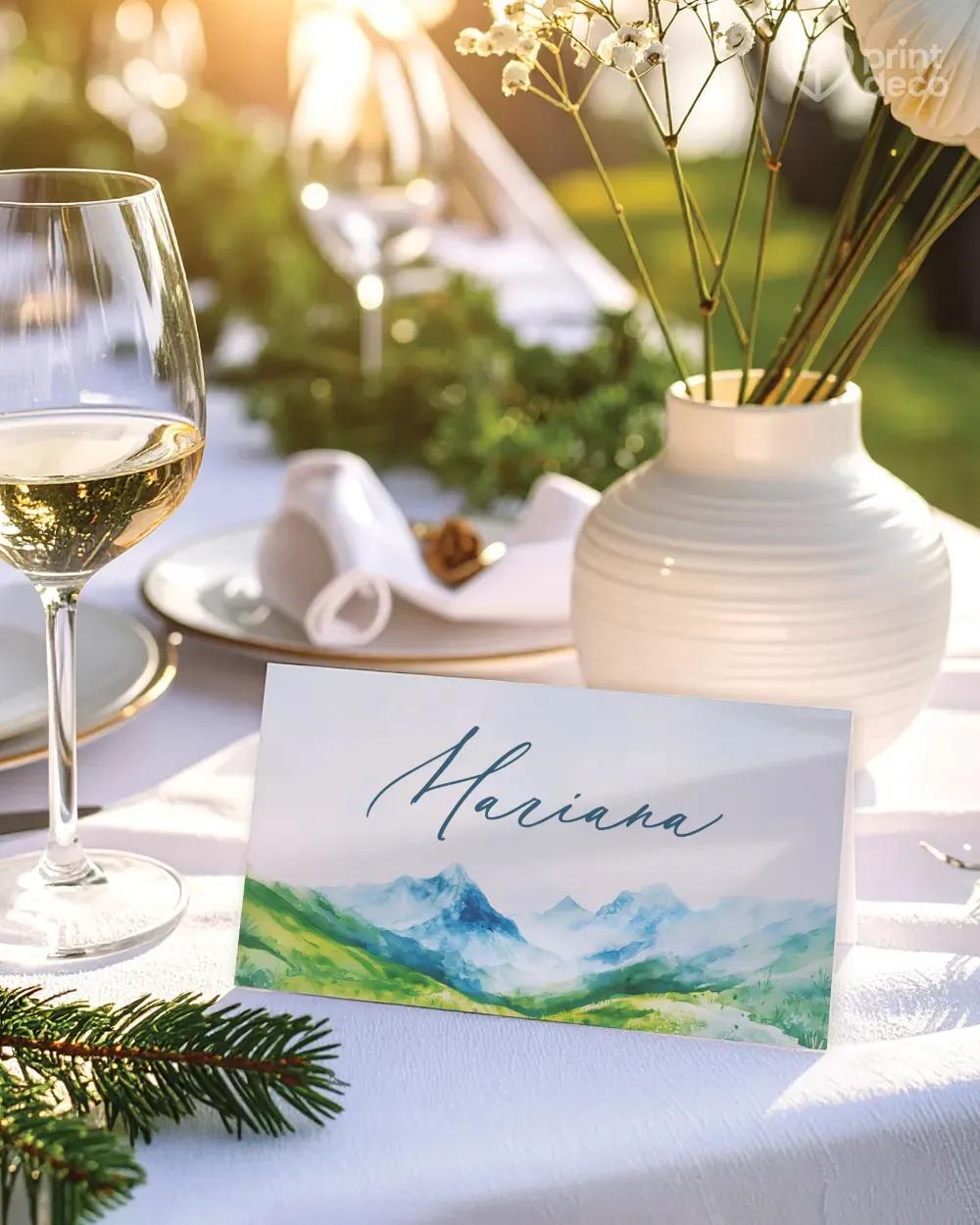 Svatební jmenovky – Láska z hor V. 0/1