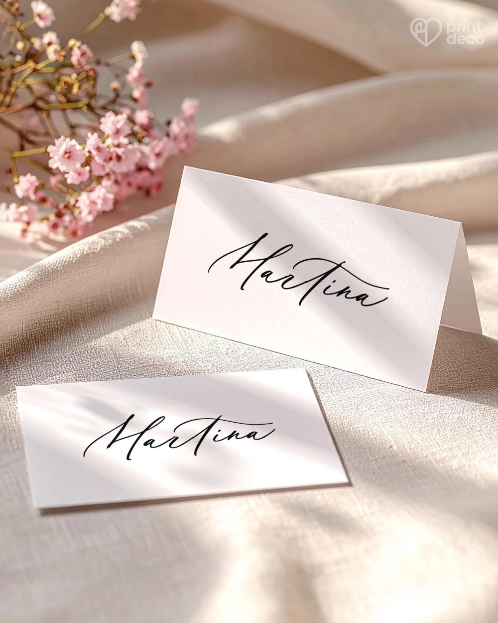 Svatební jmenovky – Jedna linie II 0/2