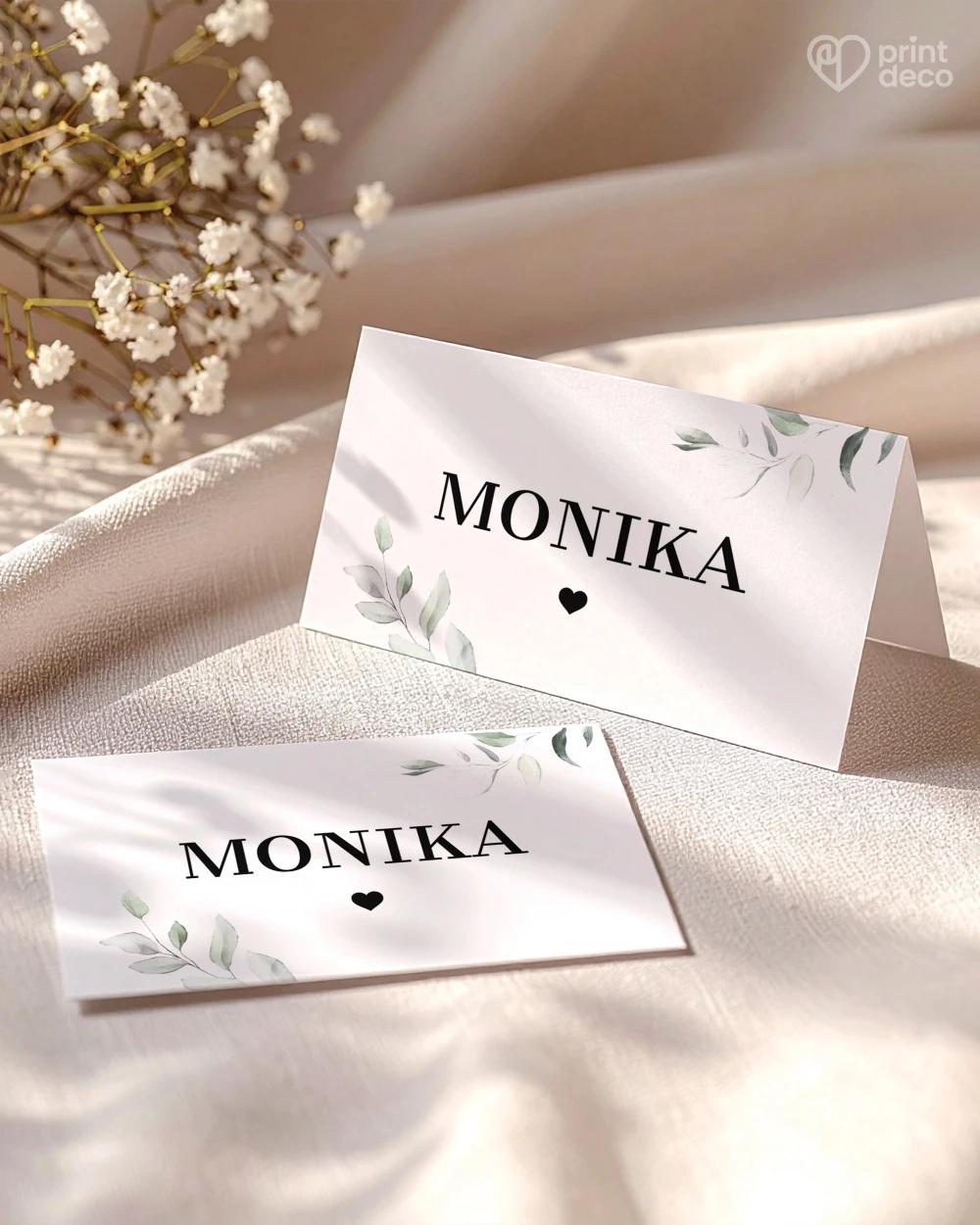 Svatební jmenovky – Zelená romance 0/2