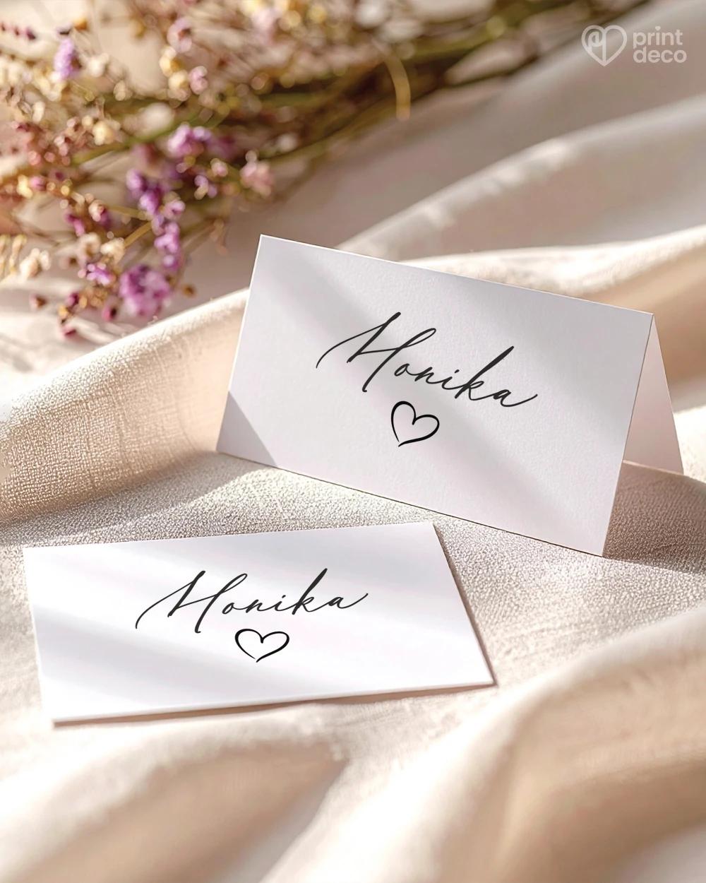 Svatební jmenovky – Náš příběh III 0/2